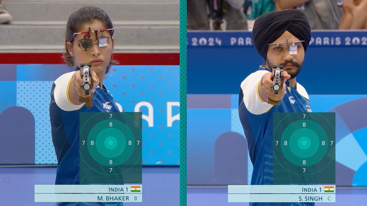 Manu Bhaker-Sarabjot Singh win bronze: ఒలింపిక్స్‌లో భారత్‌కు మరో పతకం, మను బాకర్- సరబ్‌జోత్ జోడికి కాంస్యం