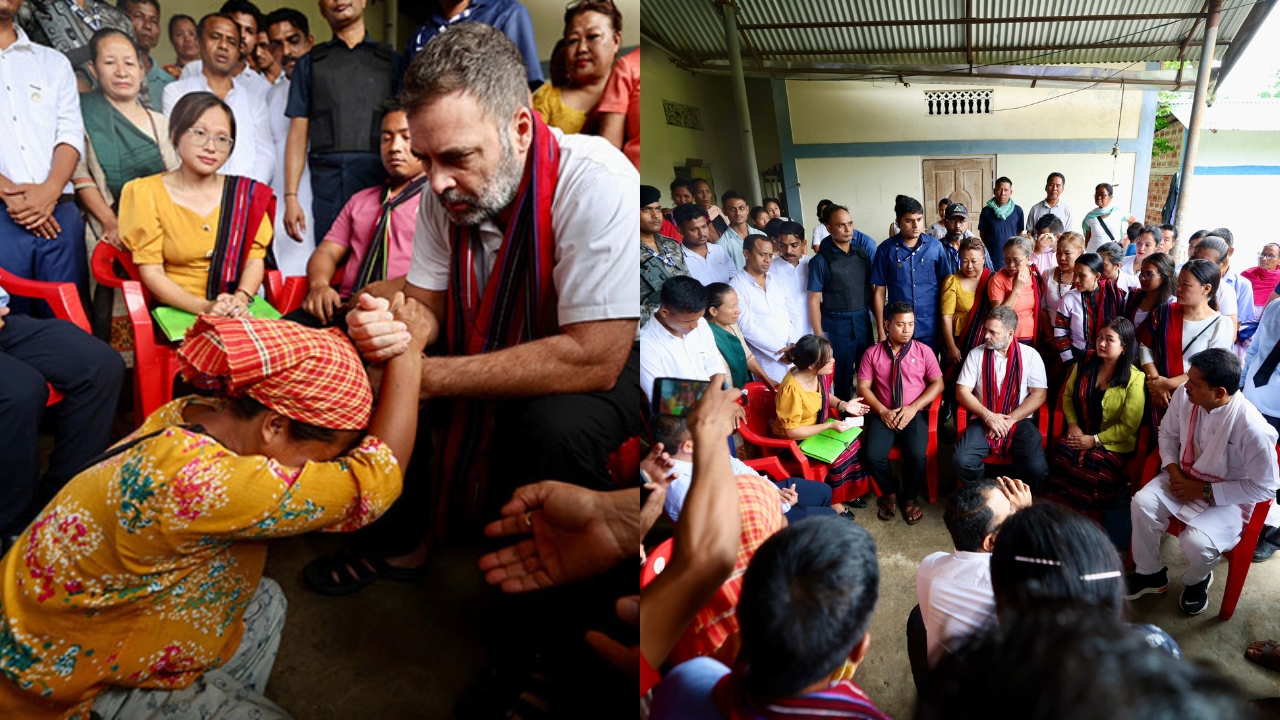 Rahul Gandhi visits Assam: అస్సాంలోని వరద బాధిత ప్రాంతాల్లో పర్యటించిన రాహుల్ గాంధీ