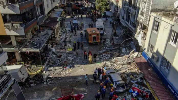 Turkey Propane Tank Blast 5 killed, 60 people Injured