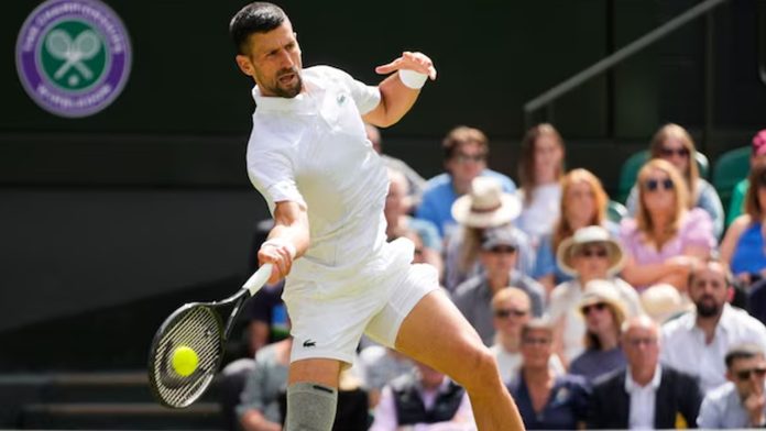 Wimbledon 2024 Djokovic reached 3rd round beat jacob fearnley