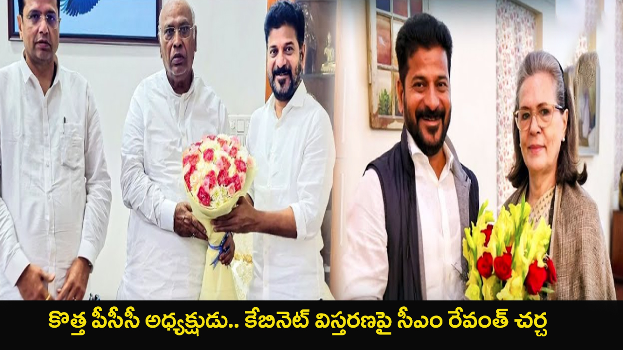 CM Revanth Delhi Tour: కొత్త పీసీసీ అధ్యక్షుడు.. కేబినెట్‌ విస్తరణపై సీఎం రేవంత్ చర్చ