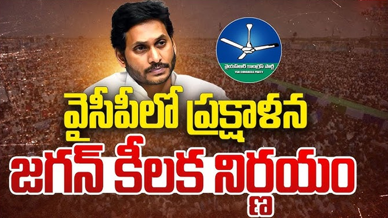 YS Jagan Mohan Reddy : వైసీపీలో ప్రక్షాళన.. జగన్ కీలక నిర్ణయం