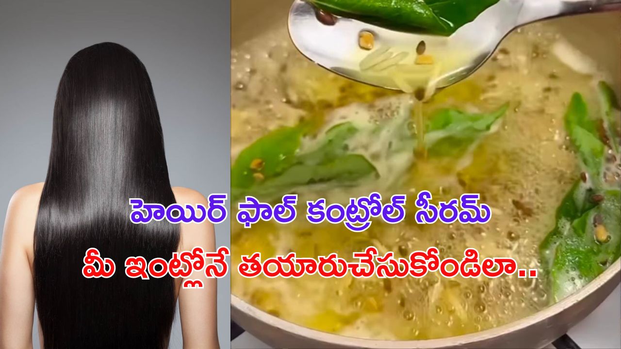 Hair Fall Control Serum: జుట్టు ఎక్కువగా రాలుతోందా ? ఈ సీరమ్ ను వాడితే అద్భుతమైన రిజల్ట్స్