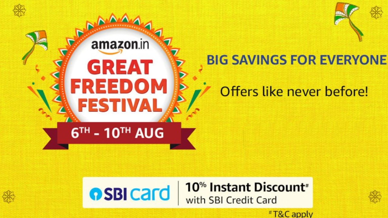 Amazon Great Freedom Festival Sale: అమెజాన్ ఆఫర్ల జాతర.. ఐఫోన్, సామ్‌సంగ్, వన‌ప్లస్, ఇతర బ్రాండెడ్ ఫోన్లపై భారీగా డిస్కౌంట్లు!