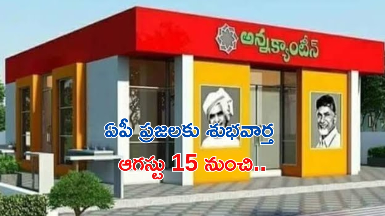 Anna Canteens: అన్న క్యాంటీన్ల ప్రారంభానికి ముహర్తం ఫిక్స్.. ఏ రోజున అంటే..?