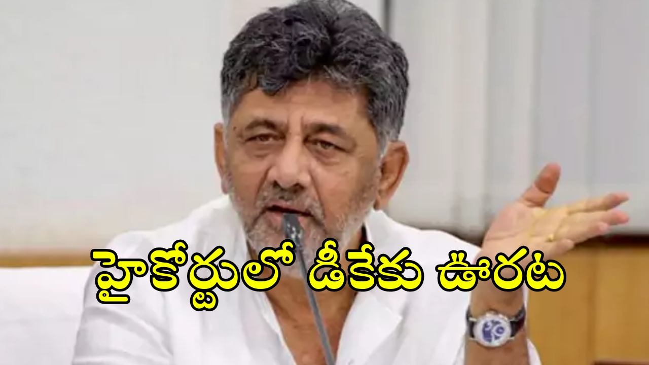 DK Shivakumar: ఆదాయానికి మించిన ఆస్తుల కేసు.. హైకోర్టులో డీకేకు ఊరట