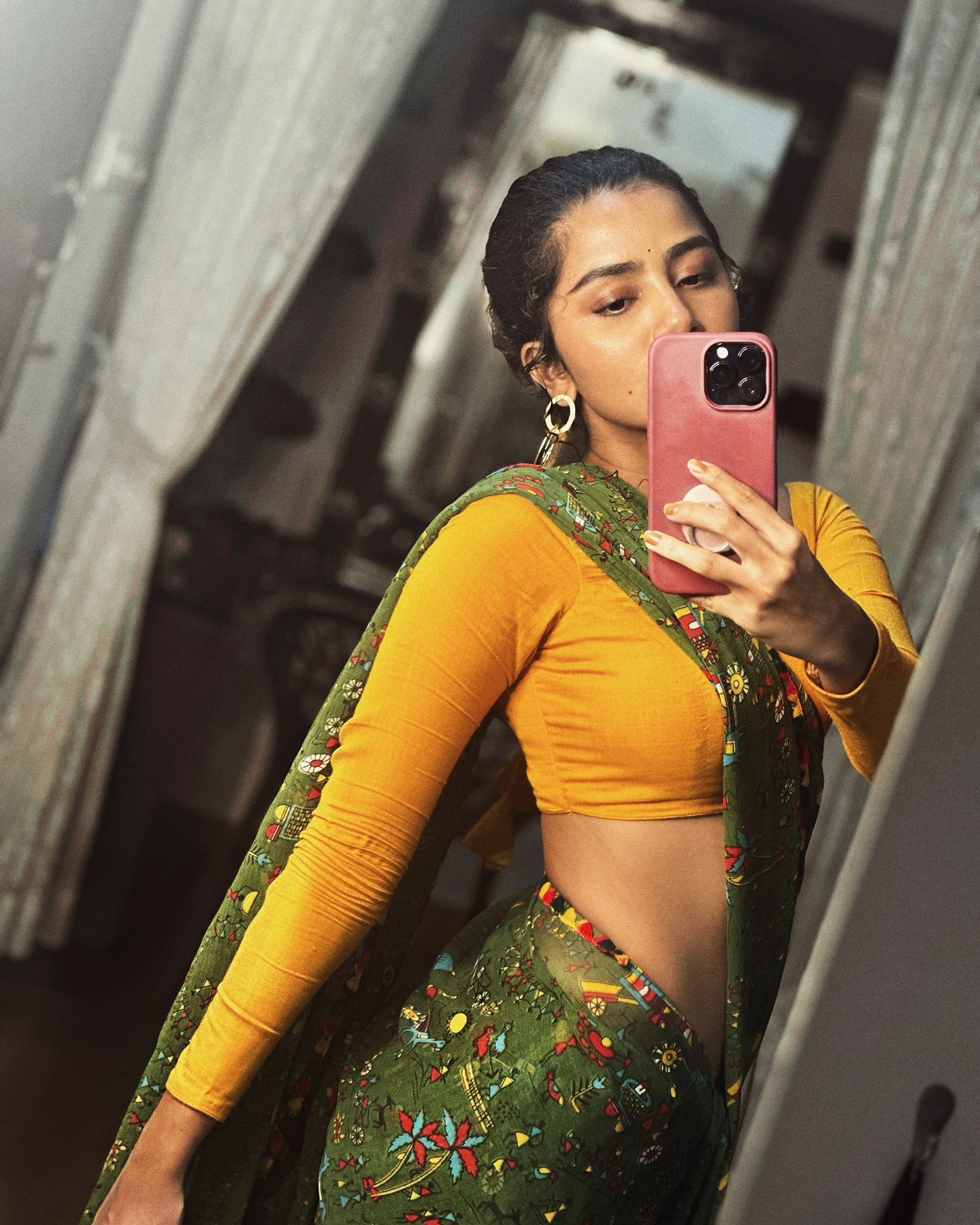 Anupama Parameswaran traditional look