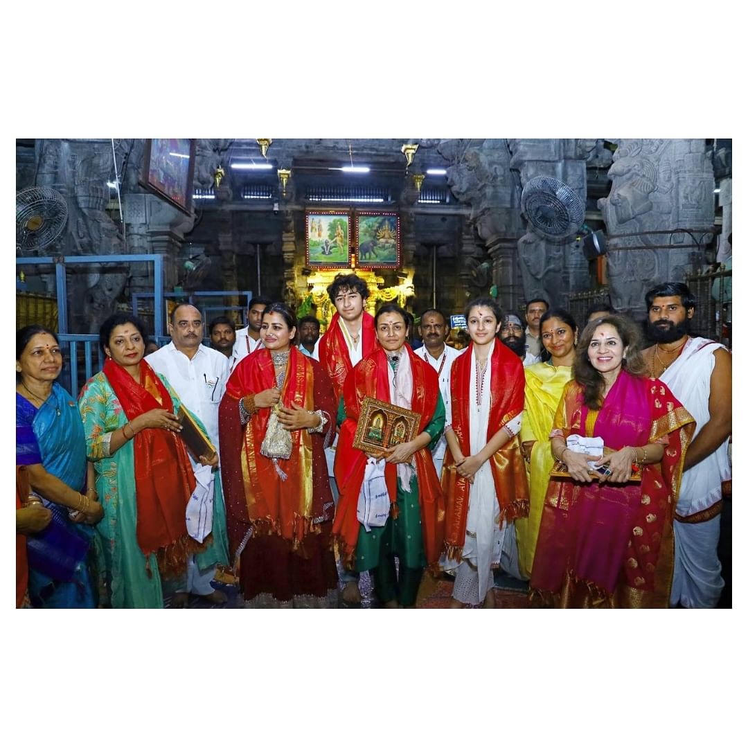 Mahesh Babu Family Visit Tirumala