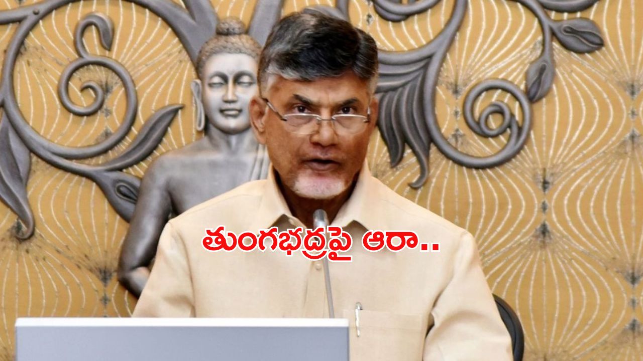 CM Chandrababu: తుంగభద్ర డ్యామ్ కొట్టుకుపోవడంపై సీఎం చంద్రబాబు ఆరా.. కర్నూల్ జిల్లాకు వరద ముప్పు?