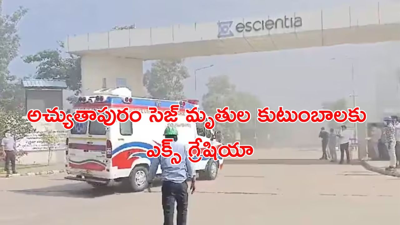 Atchutapuram SEZ: అచ్యుతాపురం మృతుల కుటుంబాలకు జిల్లా కలెక్టర్ ఎక్స్ గ్రేషియా.. క్షతగాత్రులకు కూడా..