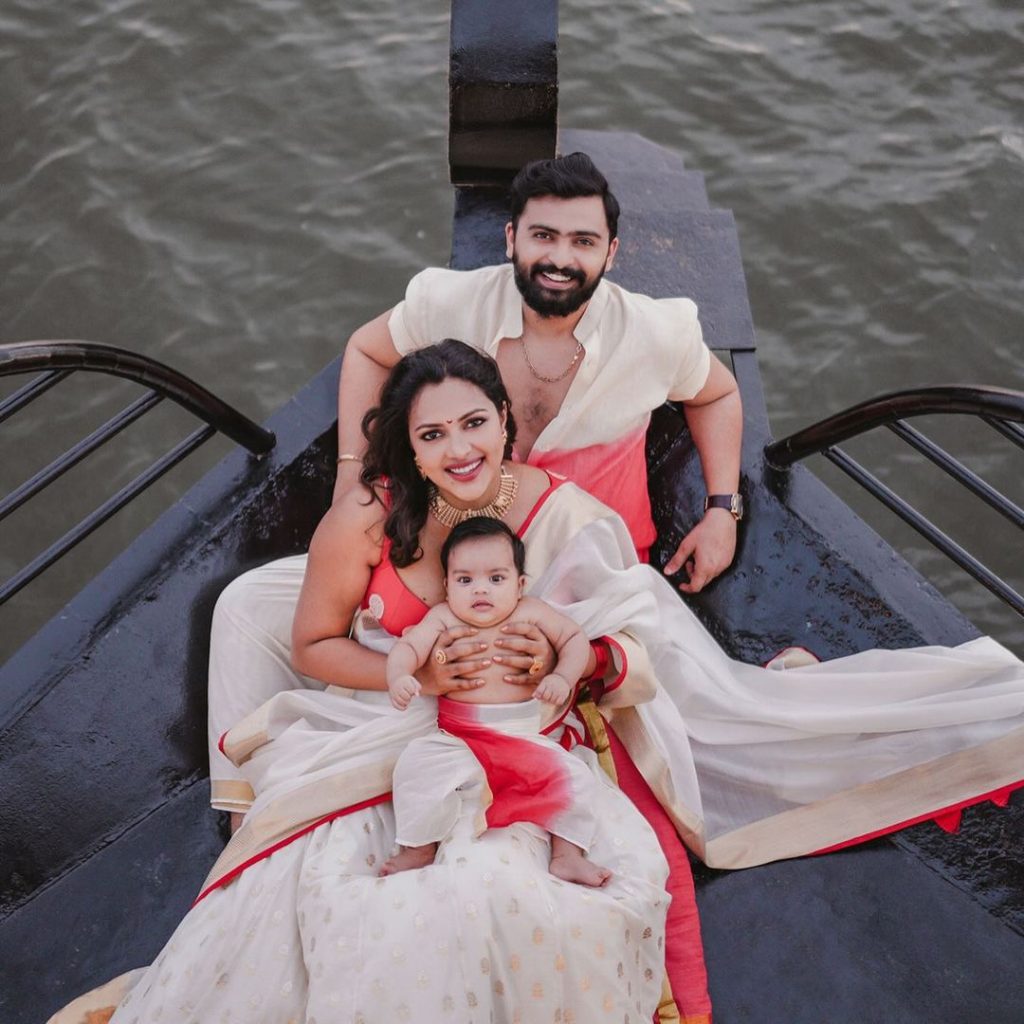 AmalaPaul introduces son Ilai