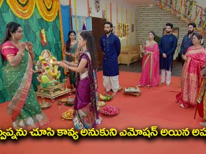 Brahmamudi Serial Today September 24th: ‘బ్రహ్మముడి’ సీరియల్‌: వినాయకుడి పూజలో పాల్గొన్న రాజ్‌, కావ్య – అప్పుకు అనుకోని గిఫ్ట్‌ ఇచ్చిన కళ్యాణ్‌