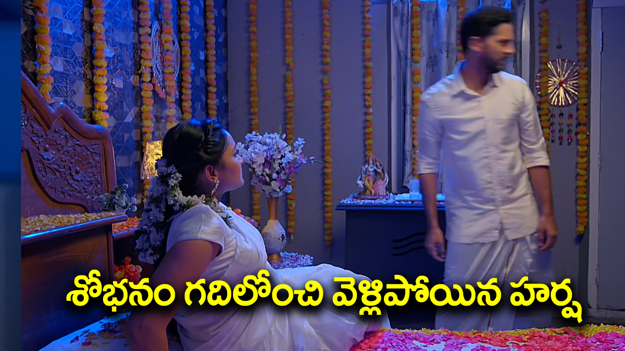 Satyabhama Serial Today September 17th: ‘సత్యభామ’ సీరియల్‌: తండ్రిని చంపేందుకు రుద్ర ప్లాన్‌ – శోభనం గదిలోంచి వెళ్లిపోయిన హర్ష