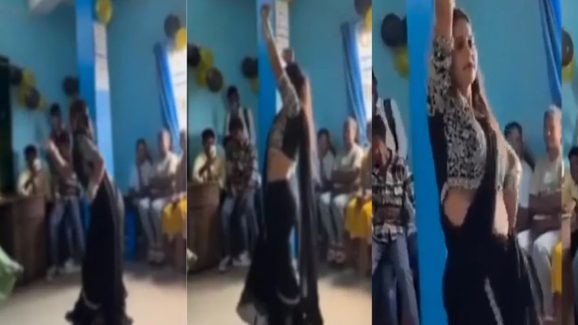 Viral Video: పిల్లల ముందే రెచ్చిపోయిన టీచరమ్మ.. అసభ్యకరమైన పాటకు డ్యాన్స్ చేస్తూ హల్‌చల్