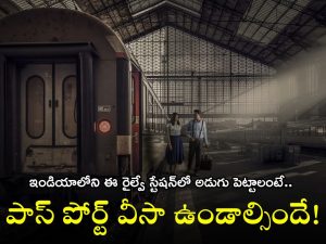 Indian Railways: భారత్‌లో ఈ రైల్వే స్టేషన్ చాలా స్పెషల్, ఫ్లాట్ ఫారమ్ మీదకి వెళ్లాలంటే పాస్ పోర్టు, వీసా ఉండాల్సిందే!