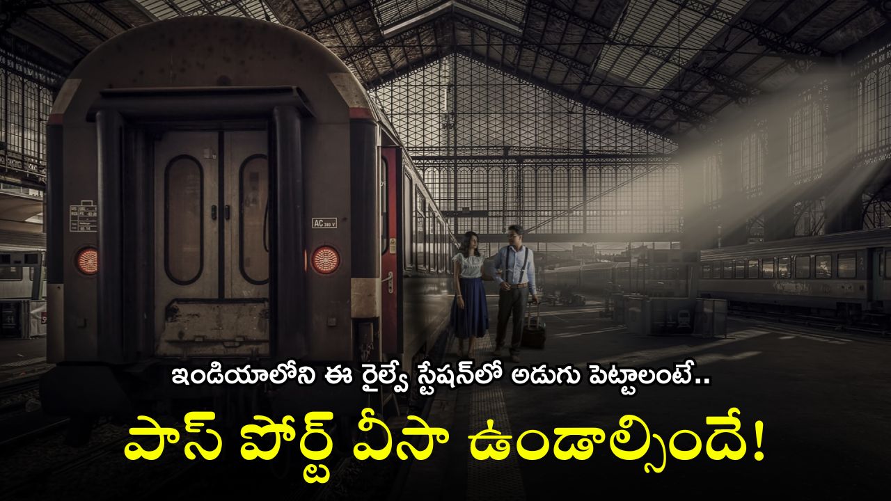 Indian Railways: భారత్‌లో ఈ రైల్వే స్టేషన్ చాలా స్పెషల్, ఫ్లాట్ ఫారమ్ మీదకి వెళ్లాలంటే పాస్ పోర్టు, వీసా ఉండాల్సిందే!