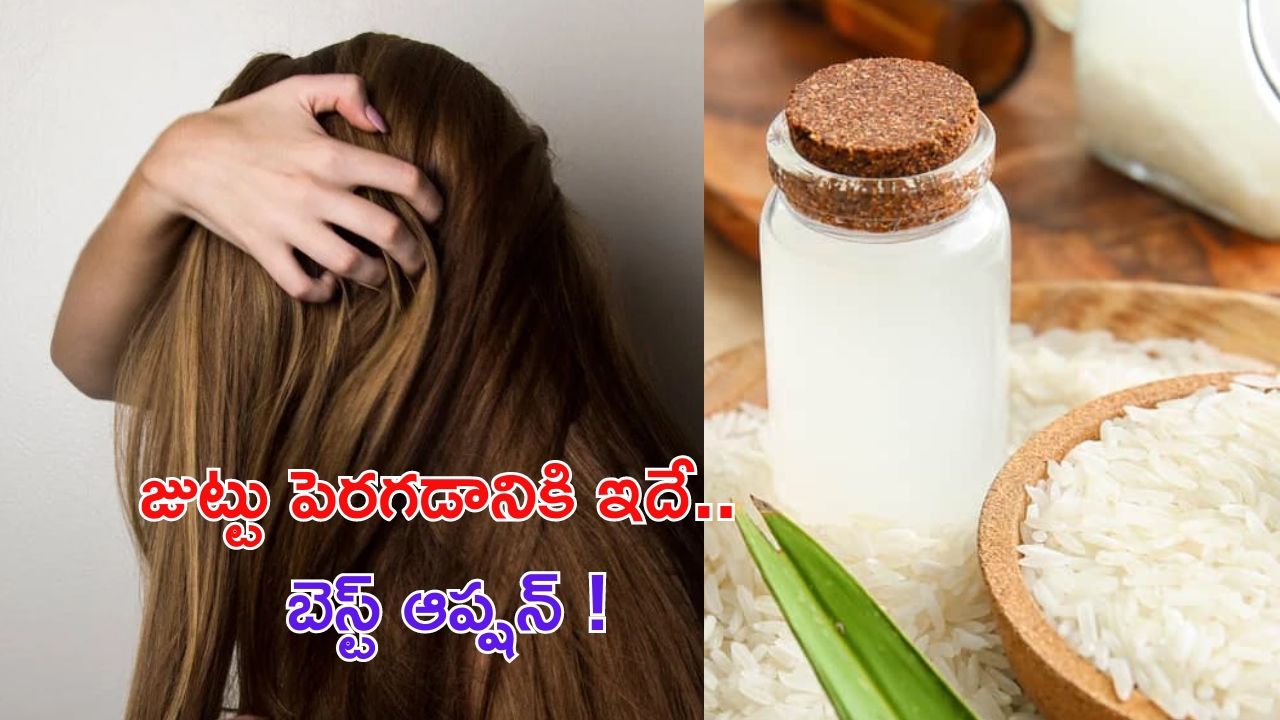 Rice Water For Hair: జుట్టు ఒత్తుగా పెరగాలంటే.. ఇది వాడండి