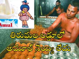 Tirupati laddu: తిరుపతి లడ్డూ వివాదం.. అముల్ కంపెనీ ఏం చెప్పిందంటే..