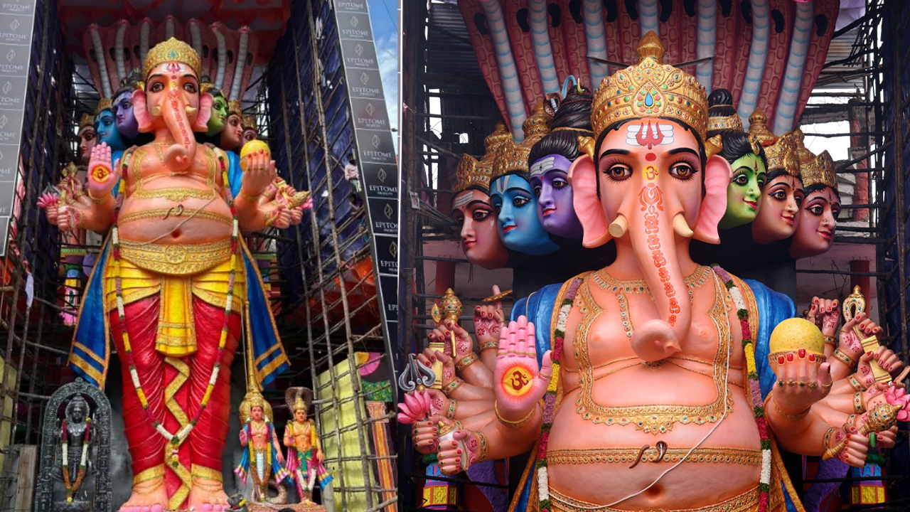 Khairatabad Ganesh Utsav: 70 ఏళ్లు 70 అడుగులు.. ఖైరతాబాద్ గణేష్ దర్శనం షురూ!