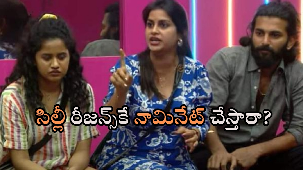 Bigg Boss8: నామినేట్‌కు ఇలాంటి సిల్లీ రీజన్స్ చెప్పారేంట్రాబాబు!