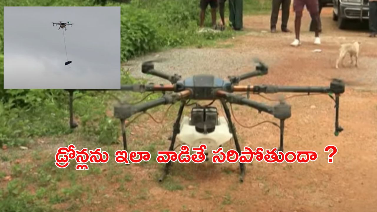 Drones: శభాష్.. ఇది కదా డ్రోన్లను వాడే పద్ధతి..