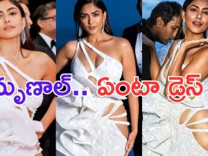 Mrunal Thakur: మృణాల్.. ఏంటా డ్రెస్.. నిన్ను ఎలా ఊహించుకున్నాం.. ఛీఛీ