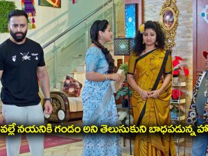 Trinayani Serial Today October 20th: ‘త్రినయని’ సీరియల్‌:  హాసిని వల్లే నయనికి గండం అన్న విశాలాక్షి – నయనిని చంపేందుకు తిలొత్తమ్మ ప్లాన్‌