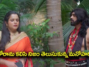 Nindu Noorella Saavasam Serial Today October 10th: ‘నిండు నూరేళ్ల సావాసం’ సీరియల్‌:  మనోహరికి నిజం చెప్పిన ఘోర – అంజు గురించి ఆరా తీసిన మిస్సమ్మ