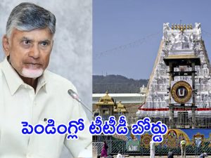 Chandrababu – TTD: బాబుకు కొత్త తలనొప్పి.. టీటీడీ బోర్డు సంగతేంటి?