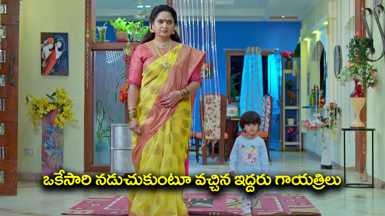 Trinayani Serial Today October 8th: ‘త్రినయని’ సీరియల్‌: ఒకేసారి నడచుకుంటూ వచ్చిన ఇద్దరు గాయత్రిలు – ఇద్దరిని ఓకేసారి చూసి షాక్‌ అయిన తిలొత్తమ్మ