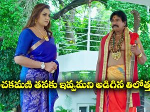 Trinayani Serial Today October 11th: ‘త్రినయని’ సీరియల్‌: పంచకమణి ఇవ్వమని గజగండను అడిగిన తిలొత్తమ్మ – రెండు మణులను అమ్మవారి సన్నిధిలో పెడతామన్న నయని