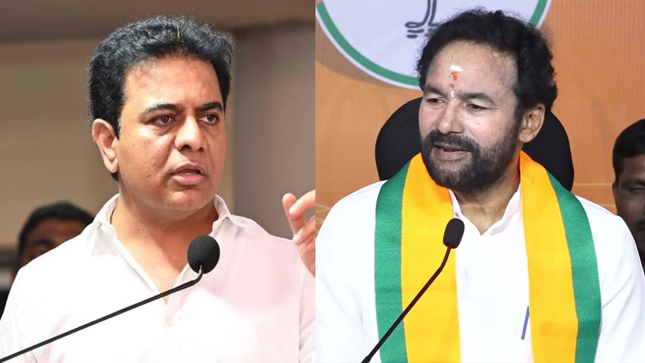 Kishan Reddy on BRS: నేవీ రాడార్ కేంద్రంపై రచ్చ.. కేటీఆర్‌పై మంత్రి కిషన్‌రెడ్డి ఆగ్రహం.. కేసీఆర్ వద్ద ఆందోళన చేయాలంటూ..