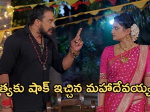 Satyabhama Today Episode: రేణుకను కాపాడిన సత్య .. రుద్రను పోలీసులకు పట్టించిన సత్య.. సత్యకు షాక్ ఇచ్చిన మహాదేవయ్య..