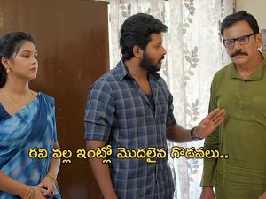 Gundeninda GudiGantalu Today Episode : సత్యంకు సురేంద్ర వార్నింగ్‌.. రవి, శృతిల పెళ్లి పెద్దగా సుమతి.. చివరిలో అదిరిపోయే ట్విస్ట్…