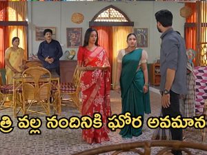 Satyabhama Serial Today Episode : నందినికి ఘోర అవమానం.. సత్య కోసం దొంగగా మారిన క్రిష్..