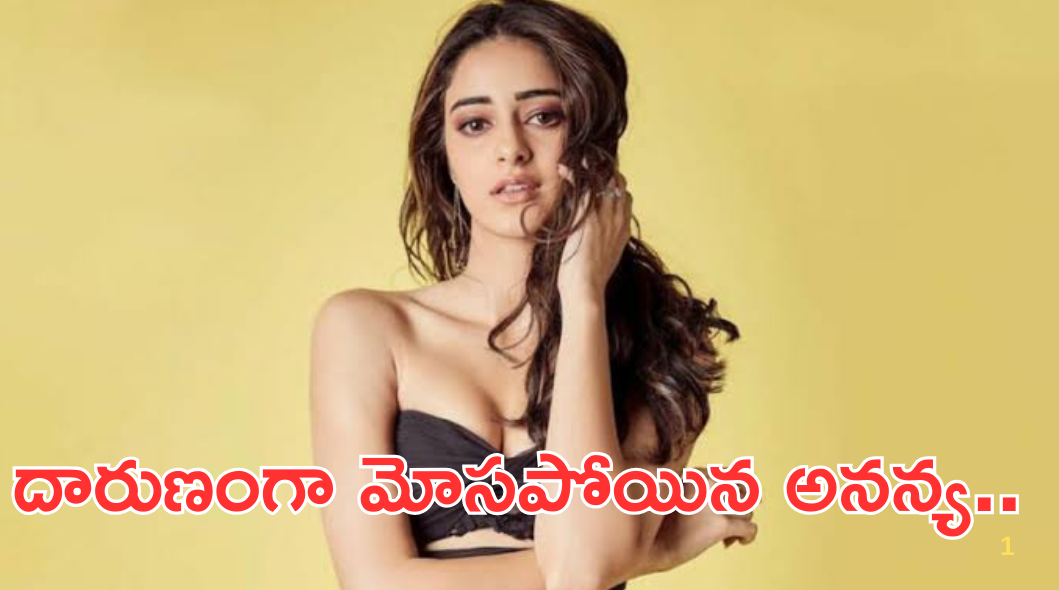 Ananya pandey : అర్రె ఎంత పనైంది..  అతడిని నమ్మి దారుణంగా మోసపోయిన హీరోయిన్..?