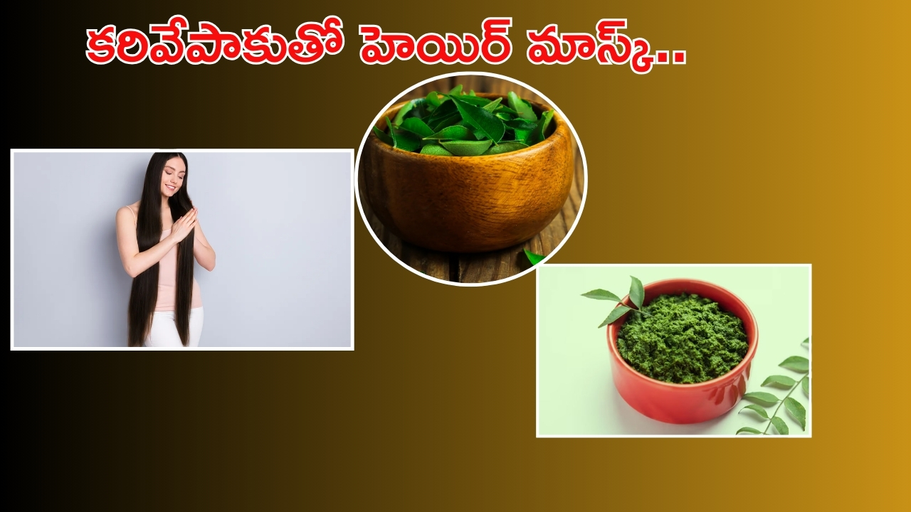 Curry Leaves Hair Mask: కరివేపాకుతో హెయిర్ మాస్క్.. ఇది వాడితే జుట్టు రాలే సమస్యే ఉండదు