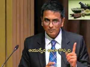 CJI Chandrachud Ayurveda: కరోనా సోకినప్పుడు అల్లోపతి చికిత్స అసలు తీసుకోలేదు.. సిజెఐ చంద్రచూడ్