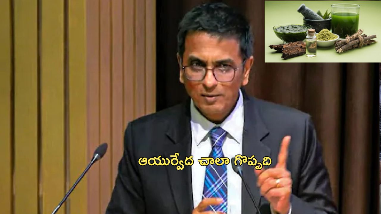 CJI Chandrachud Ayurveda: కరోనా సోకినప్పుడు అల్లోపతి చికిత్స అసలు తీసుకోలేదు.. సిజెఐ చంద్రచూడ్