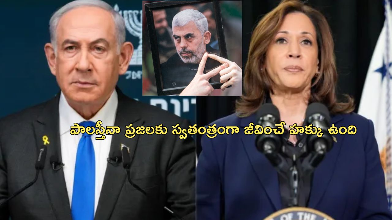 Yahya Sinwar Kamala Harris: ‘యహ్యా సిన్వర్ మృతితో గాజా యుద్ధం ముగిసిపోవాలి’.. ఇజ్రాయెల్‌కు కమలా హారిస్ సూచన