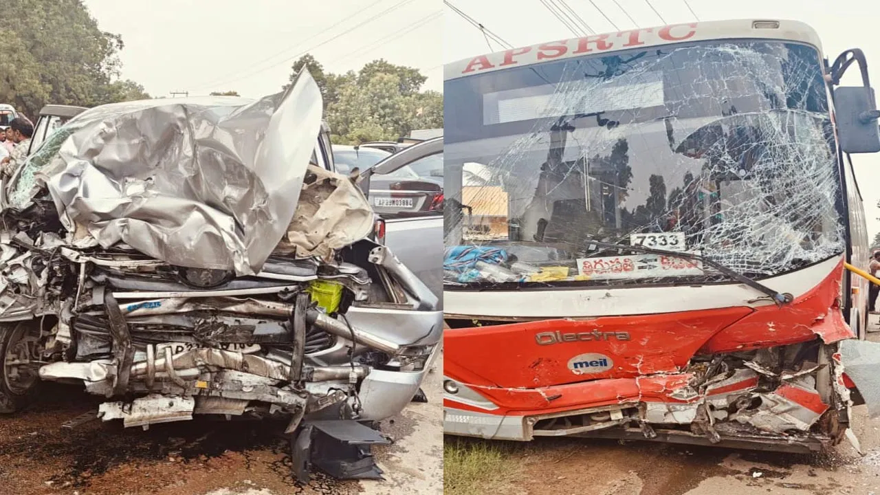 Road Accident: పెళ్లి రిసెప్షన్‌కు వెళ్తుండగా వెంటాడిన మృత్యువు.. రోడ్డు ప్రమాదంలో ముగ్గురు మృతి