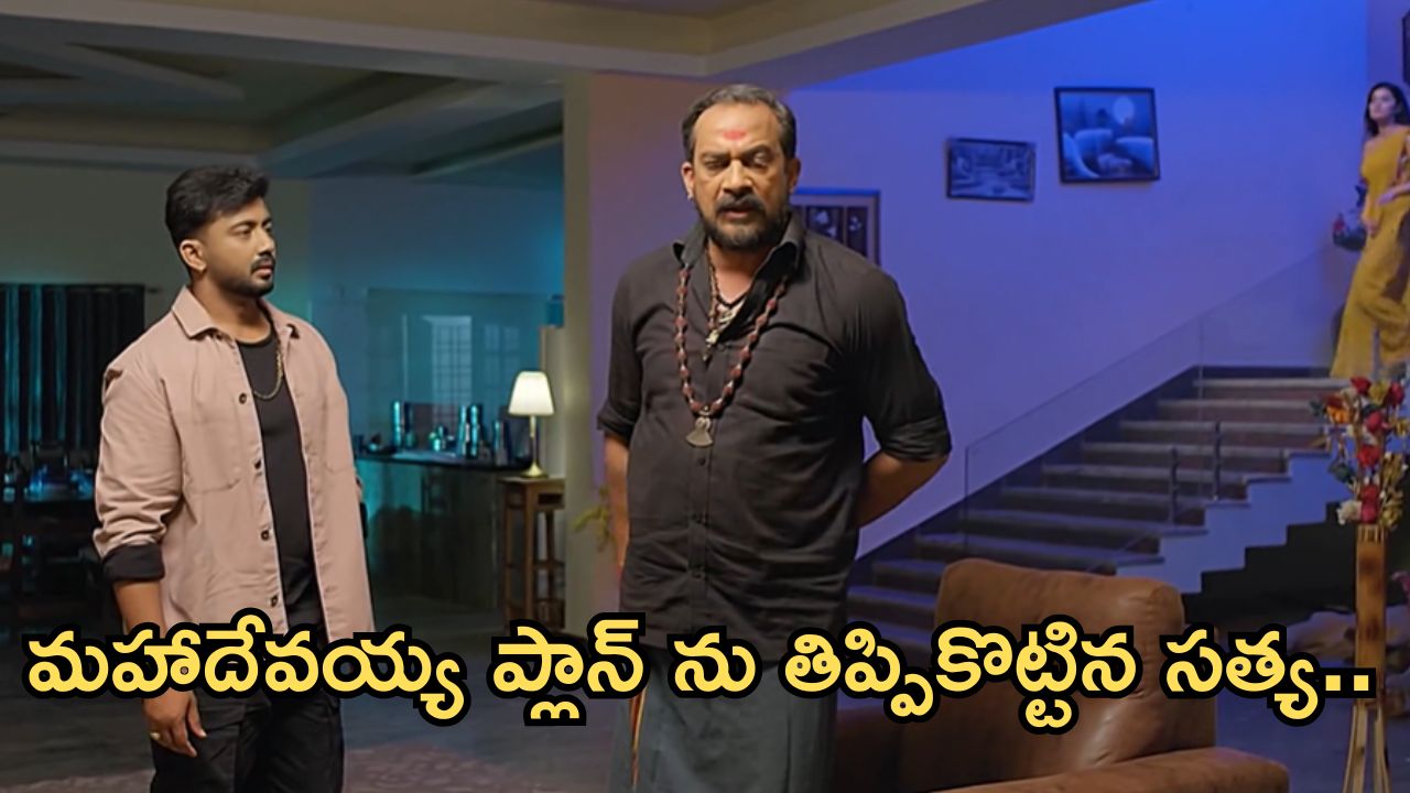 Satyabhama Today Episode : మహాదేవయ్య ప్లాన్ ను తిప్పికొట్టిన సత్య.. మైత్రికి షాక్ ఇచ్చిన నందిని..