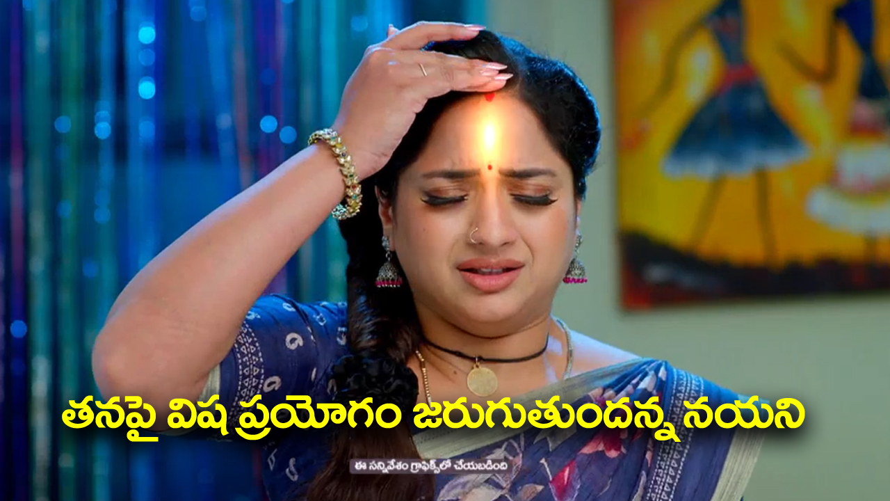 Trinayani Serial Today November 4th: ‘త్రినయని’ సీరియల్‌:  తనపై విష ప్రయోగం జరుగుతుందన్న నయని – నయనికి పిచ్చి ముదిరిందన్న తిలొత్తమ్మ