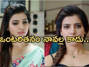 Samantha: ఒంటరితనం భరించలేకున్నా.. సామ్ మాటలకు అర్థం ఏమిటి..?