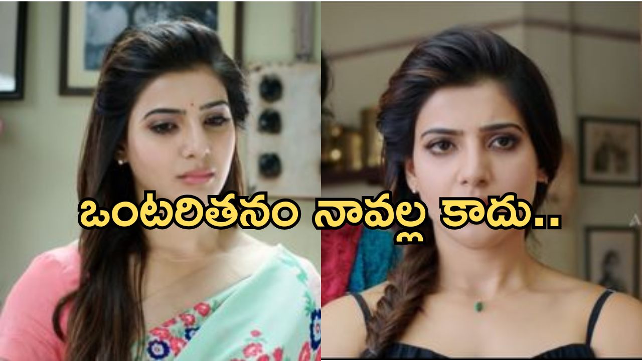 Samantha: ఒంటరితనం భరించలేకున్నా.. సామ్ మాటలకు అర్థం ఏమిటి..?