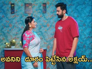 Intinti Ramayanam Today Episode : అవనికి అక్షయ్ దూరం.. మీనాక్షినికి వార్నింగ్ ఇచ్చిన చక్రధర్..