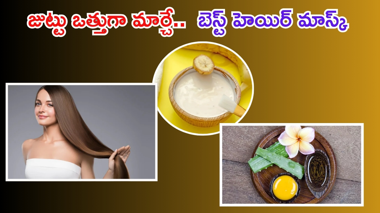 Homemade Hair Mask: మీ జుట్టును ఒత్తుగా మార్చే..  బెస్ట్ హెయిర్ మాస్క్ ఇదే !