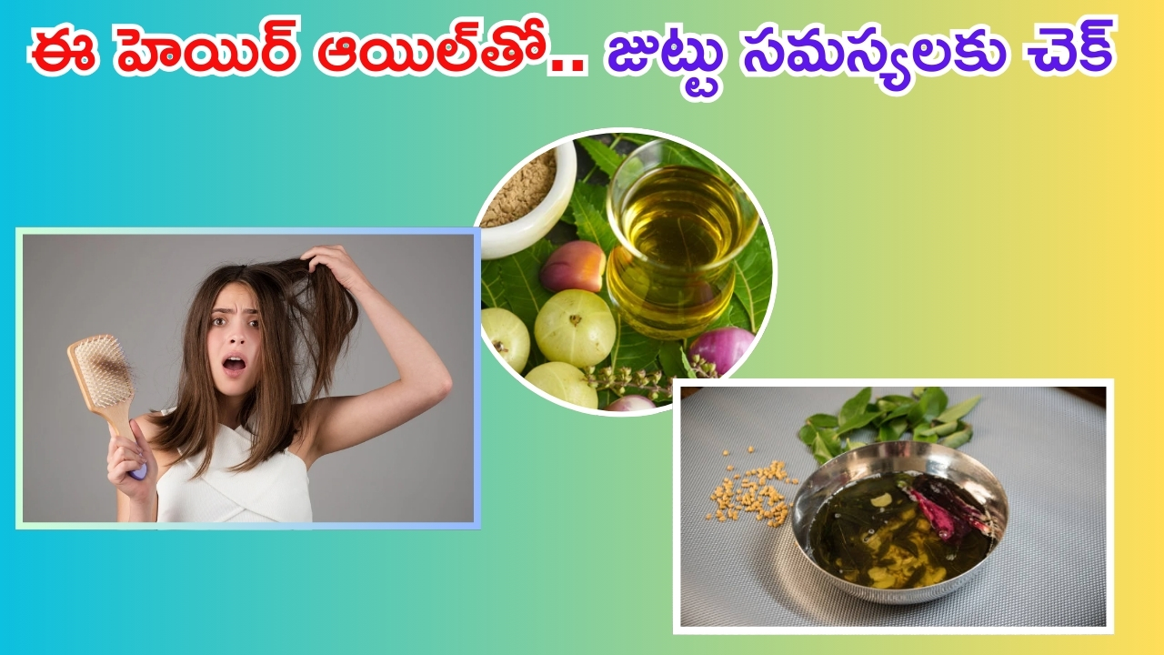 Hair fall Control:ఈ హెయిర్ ఆయిల్‌ వాడితే.. జుట్టు రాలే ఛాన్సే లేదు